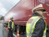 THEMENBILD VERKEHR - ZWEITE LKW-BLOCKABFERTIGUNG AN DER GRENZE KUFSTEIN KIEFERSFELDEN NACH FEIERTAG IN FAHRTRICHTUNG SUEDEN