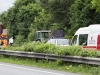 Traktor auf Autobahn bei Kundl