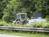 Traktor auf Autobahn bei Kundl